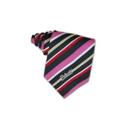 TI086 custom logo striped neckties contrast color ties design company hk TI086 custom logo striped neckties contrast color ties design company hk